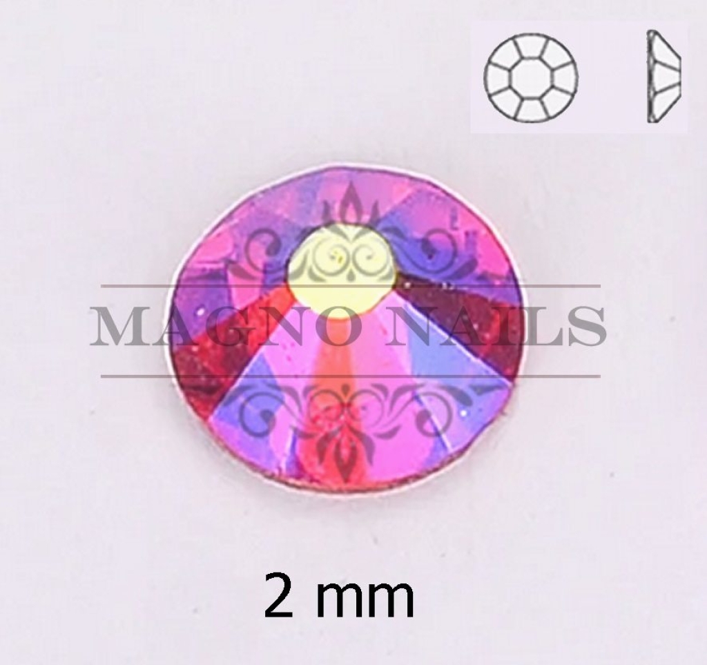 Glas Strasssteine rund - Siam AB Nail Art Nails Nagel Nögel Nailart